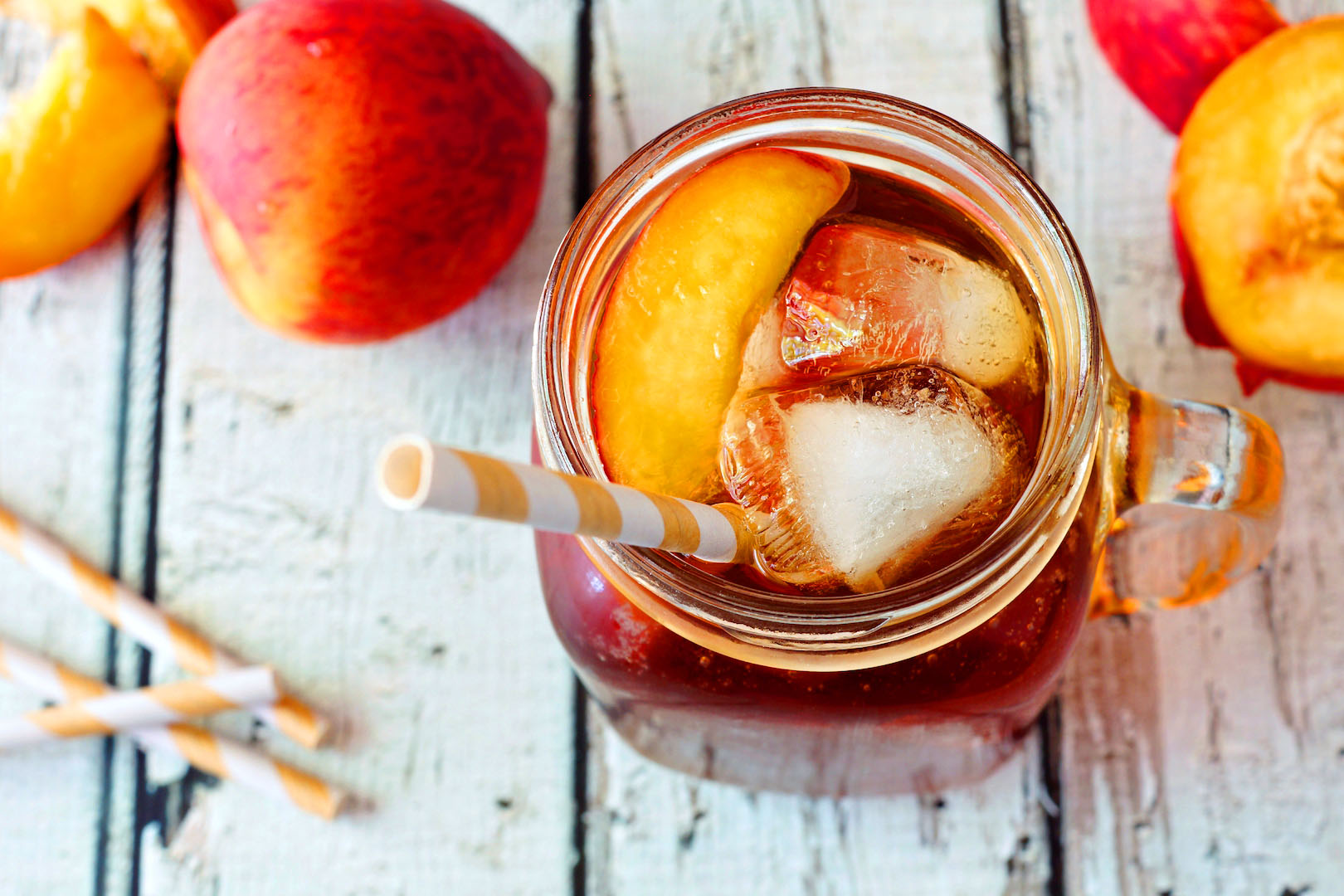Iced Peach Green Tea<gwmw style=